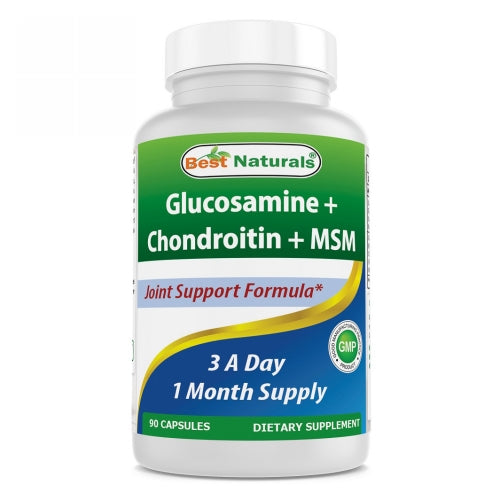 Glucosamine Chondroitin MSM 90 Caps by Best Naturals