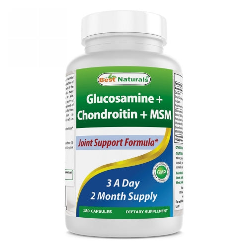 Glucosamine Chondroitin MSM 180 Caps by Best Naturals