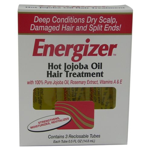 Energizer Hot Jojoba Oil Hair Treatment 1.5 Oz / 3 Tubes by Hobe Labs