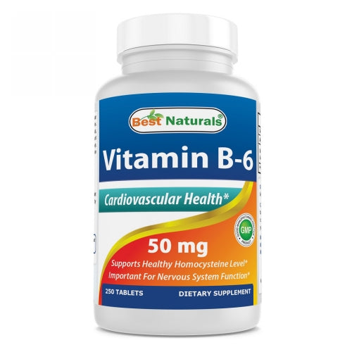Vitamin B6 250 Tabs by Best Naturals