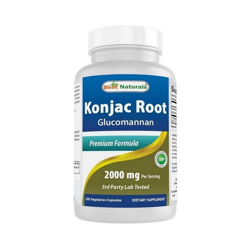 Konjac Root 180 Veg Caps by Best Naturals