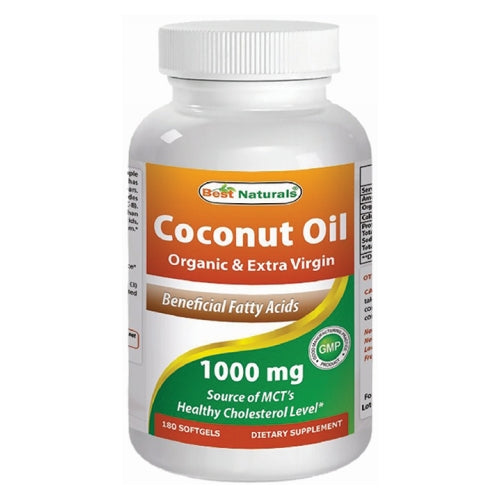 Coconut Oil 180 Softgels by Best Naturals