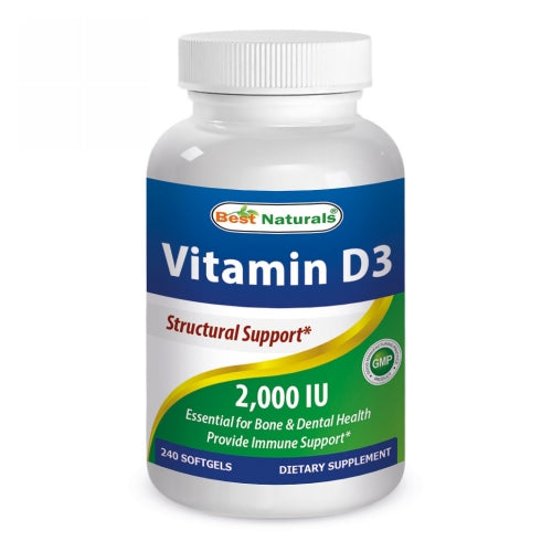 Vitamin D3 240 Softgels by Best Naturals