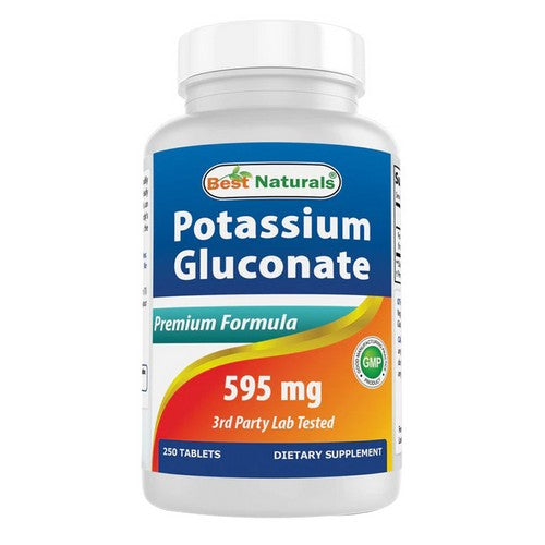 Potassium Gluconate 250 Tabs by Best Naturals