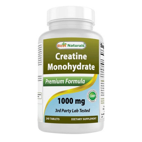 Creatine Monohydrate 240 Tabs by Best Naturals