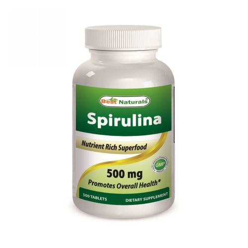 Spirulina 500 Tabs by Best Naturals