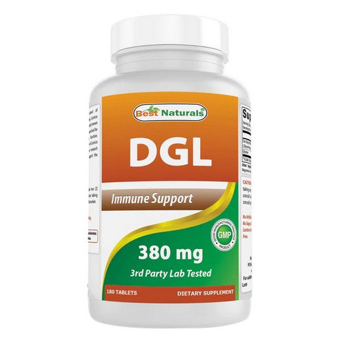 DGL Chewable 180 Tabs by Best Naturals