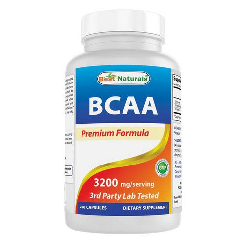 BCAA Branch Chain Amino Acid 200 Caps by Best Naturals