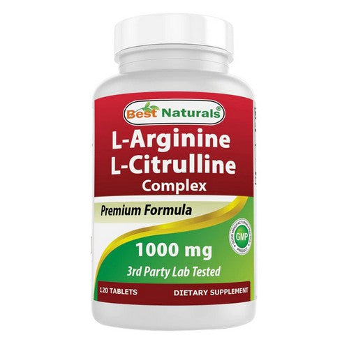 L-Arginine L-Citrulline Complex 120 Tabs by Best Naturals