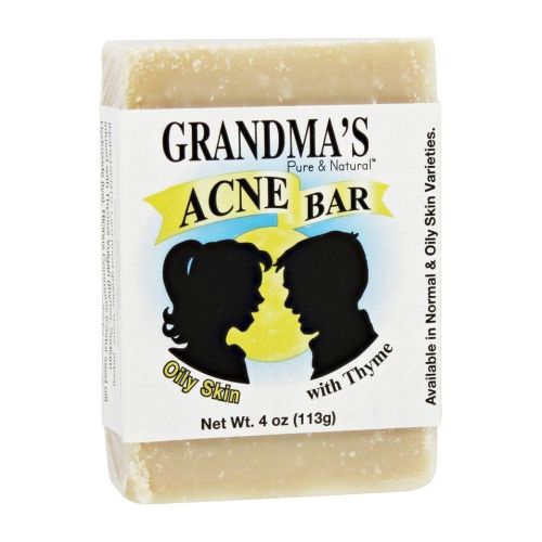 Acne Bar for Oily Skin 4 Oz by Grandmas Pure & Natural