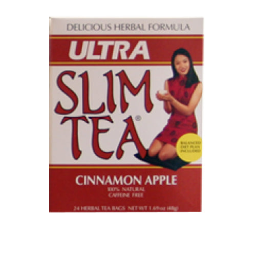 Ultra Slim Tea Cinnamon Apple 24 Bags by Hobe Labs