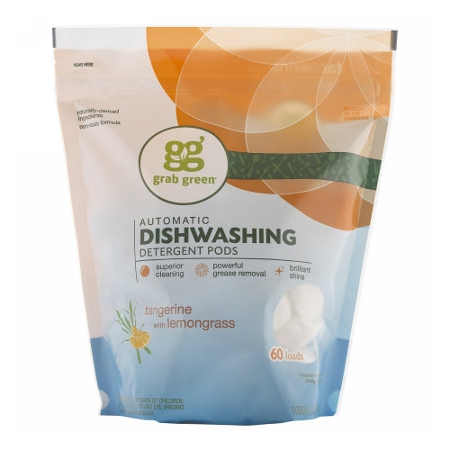 Tangerine Dishwasher Pods 60 Laods by Grab Green