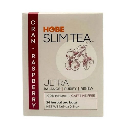 Ultra Slim Tea Cran-Raspberry 24 Bags by Hobe Labs