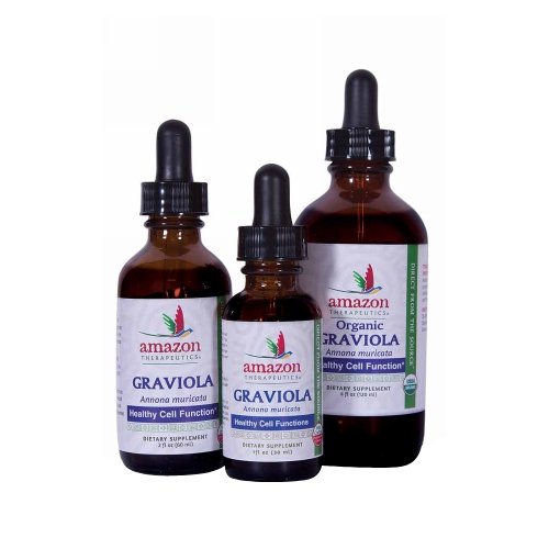 Organic Graviola Liquid Extract 2 Oz by Amazon Therapeutic Laboratories