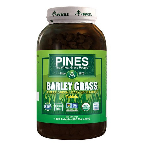 Barley Grass Tablets 1400 Count by Pines Wheat Grass