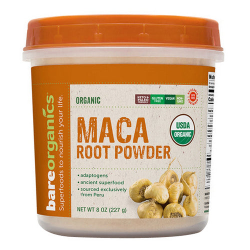 Organic Maca Powder 8 Oz by Bare Organics