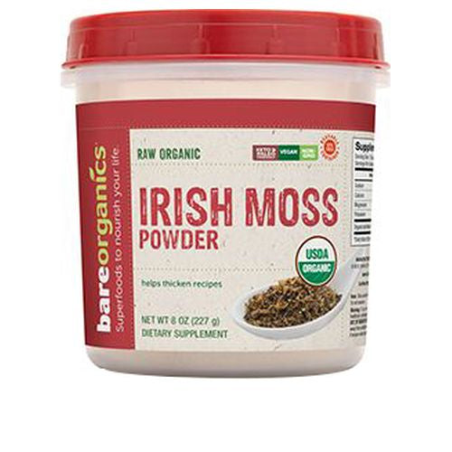 Organic Irish Moss Powder 8 Oz by Bare Organics
