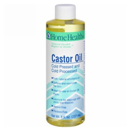 Castor Oil Cold Pressed 8 Oz by Home Health