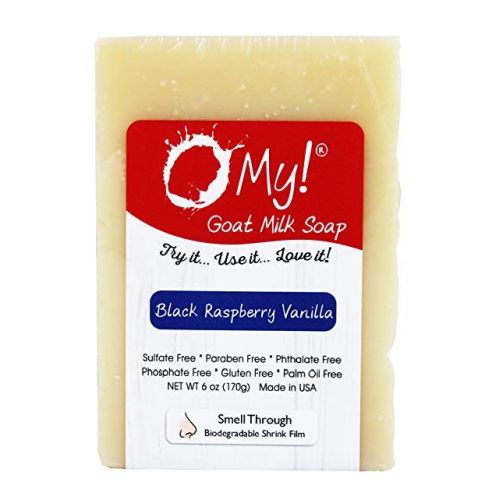 Goat Milk Soap Black Raspberry Vanilla 6 Oz by O MY!