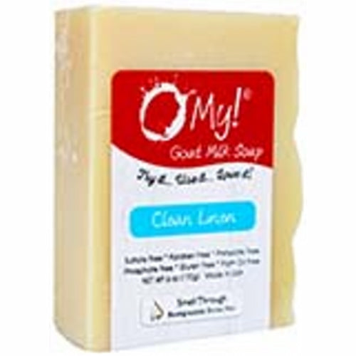 Goat Milk Soap Bar Clean Linen 6 Oz by O MY!