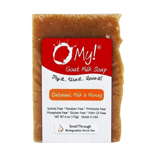 Goat Milk Soap Bar Oatmeal Honey 6 Oz by O MY!