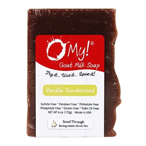 Goat Milk Soap Bar Vanilla Sandalwood 6 Oz by O MY!