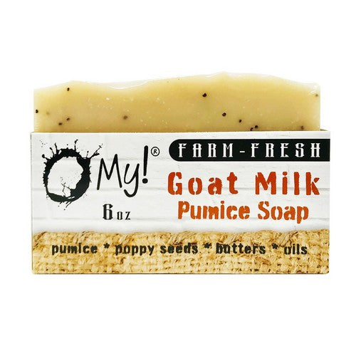 Goat Milk Pumice Soap Bar Citurs 6 Oz by O MY!