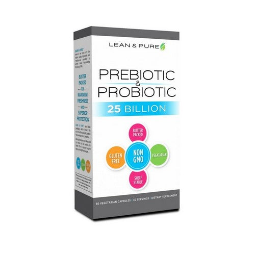 Prebiotic And Probiotic 30 Veg Caps by Lean & Pure