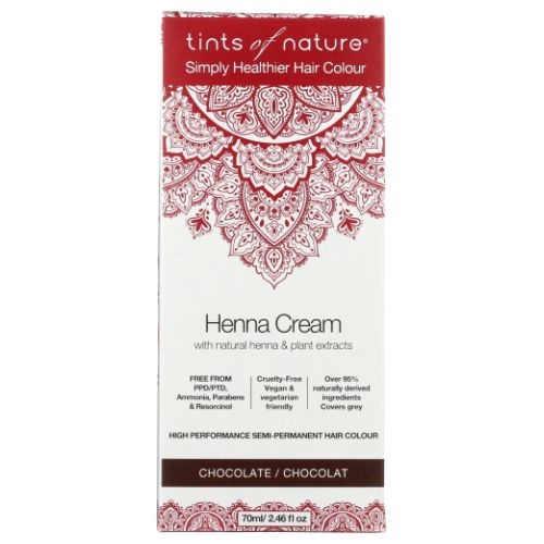 Henna Cream Chocolate 2.46 Oz by Tints of Nature