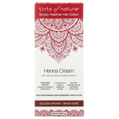 Henna Cream Dark Brown 2.46 Oz by Tints of Nature