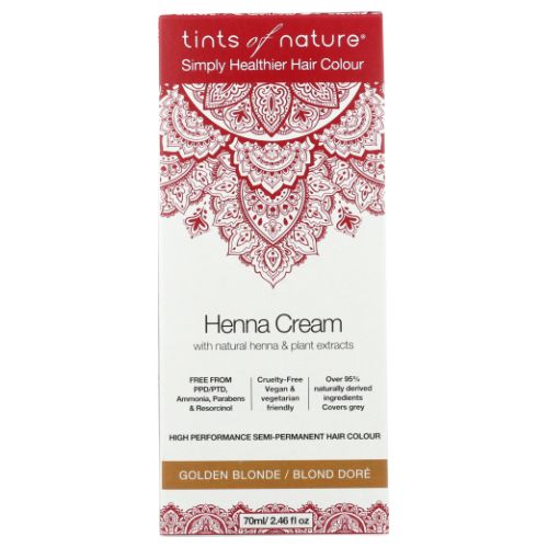 Henna Cream Golden Brown 2.46 Oz by Tints of Nature