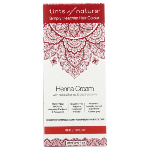 Henna Cream Red 2.46 Oz by Tints of Nature