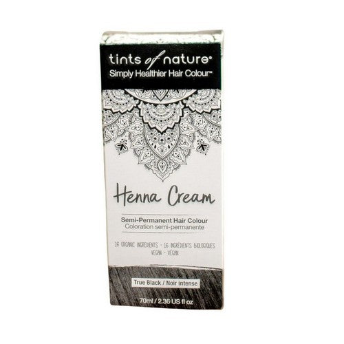 Henna Cream Hair Color Black 2.46 Oz by Tints of Nature