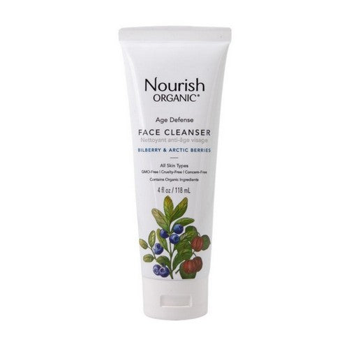 Organic Face Cleanser Age Defense 4 Oz by Nourish