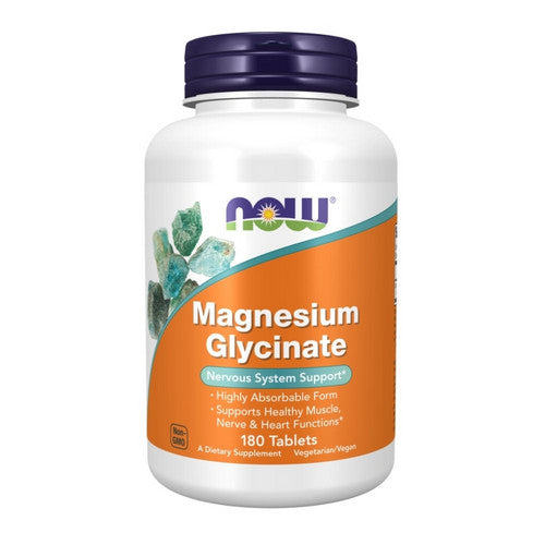Magnesium Glycinate 180 Tabs by Now Foods