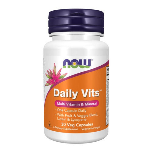 Daily Vits 30 Veg Caps by Now Foods