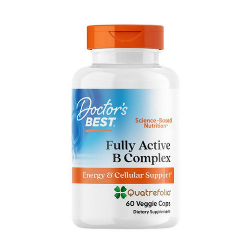 Fully Active B Complex With Quatrefolic 60 Veggie Caps by Doctors Best