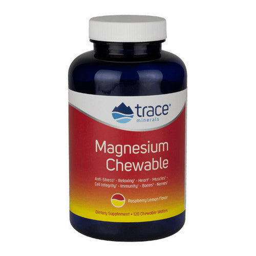 Magnesium Chewable Raspberry Lemon 120 Count by Trace Minerals