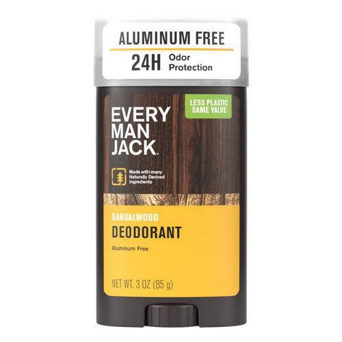Deodorant Aluminum Free Sandalwood 3 Oz by Every Man Jack