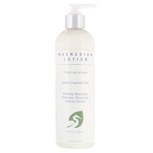 Magnesium Lotion 12 Oz by White Egret