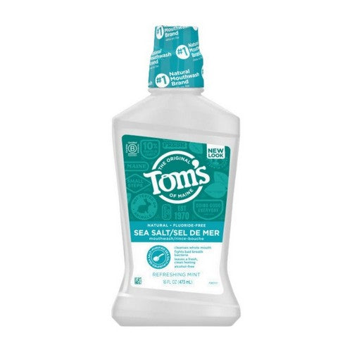 Sea Salt Natural Mouthwash Refreshing Mint 16 Oz by Tom's Of Maine