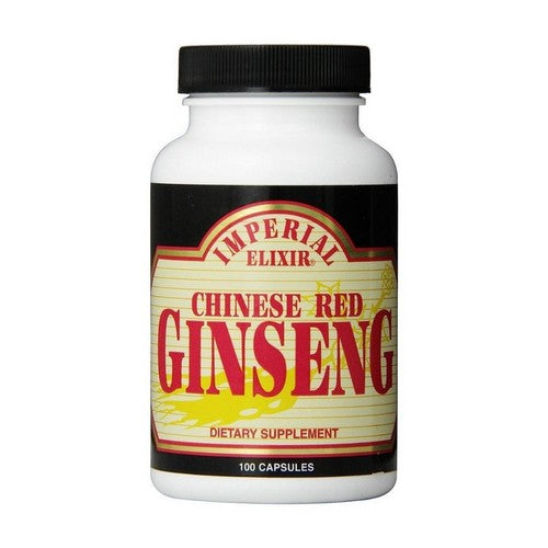 Chinese Red Ginseng 100 Caps by Imperial Elixir / Ginseng Company