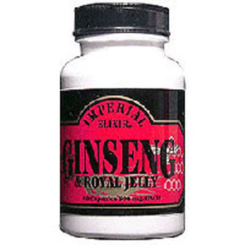Ginseng and Royal Jelly 100 Caps by Imperial Elixir / Ginseng Company