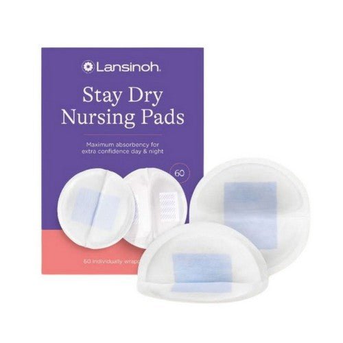 Lansinoh Stay Dry Nursing Pads Medium 60 Each by Lansinoh Laboratories