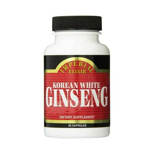 Korean White Ginseng WHITE, 50 CAP by Imperial Elixir 