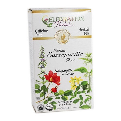 Organic Sarsaparilla Root 24 Bags by Celebration Herbals