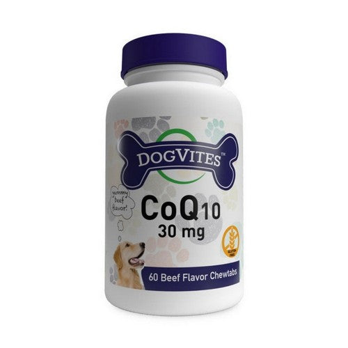 Dog Vites CoQ-10 Beef 60 Chewable Tabs by Health Thru Nutrition