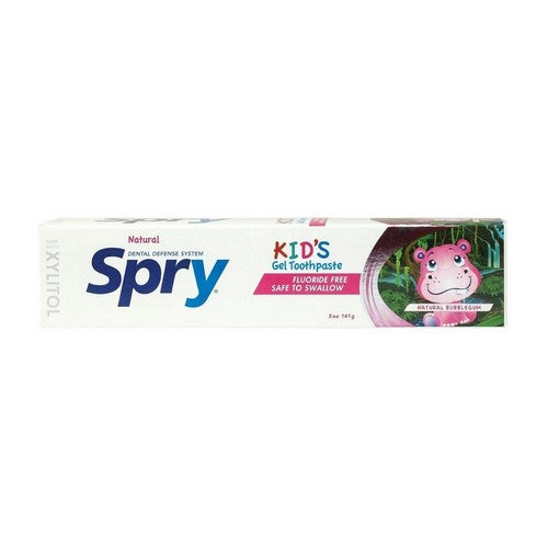 Spry Kids Gel Toothpaste Fluoride Free Bubblegum 5 Oz by Spry