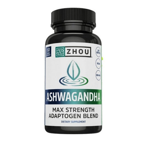 Ashwagandha 60 Count by Zhou Nutrition