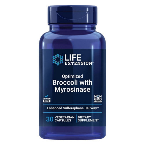 Optimized Broccoli and Cruciferous Blend 30 Enteric Coated Tabs by Life Extension